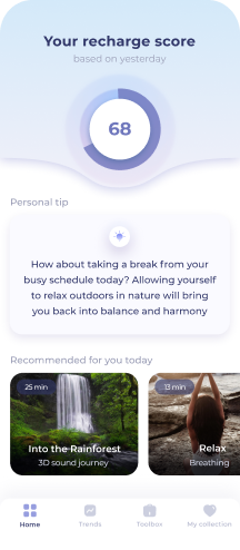 Your recharge score