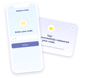 3. Redeem your code and enjoy Envol premium!